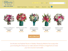 Tablet Screenshot of flowersbymelanieincpalatka.com